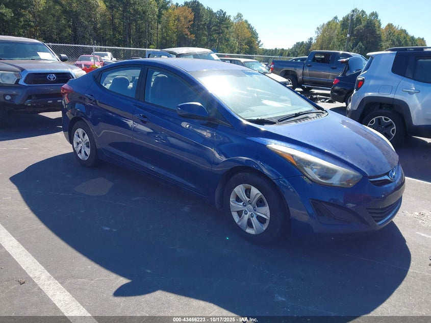 2016 HYUNDAI ELANTRA SE - 5NPDH4AE1GH752802