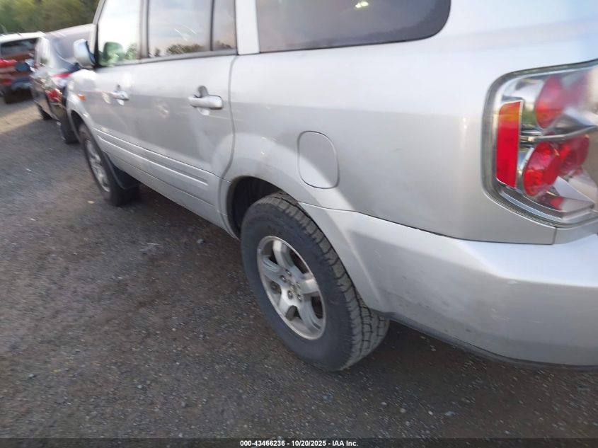 2006 Honda Pilot Ex-L VIN: 2HKYF18786H518751 Lot: 43466236