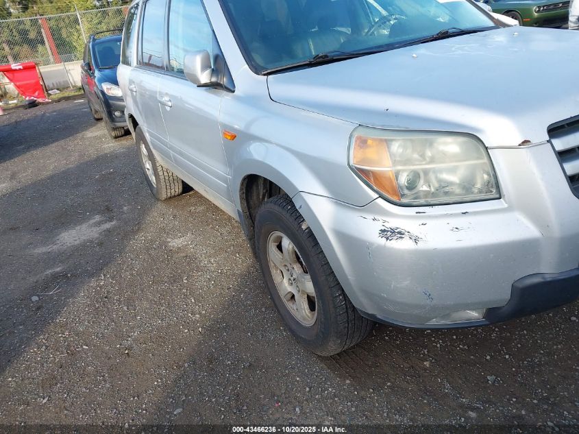 2006 Honda Pilot Ex-L VIN: 2HKYF18786H518751 Lot: 43466236