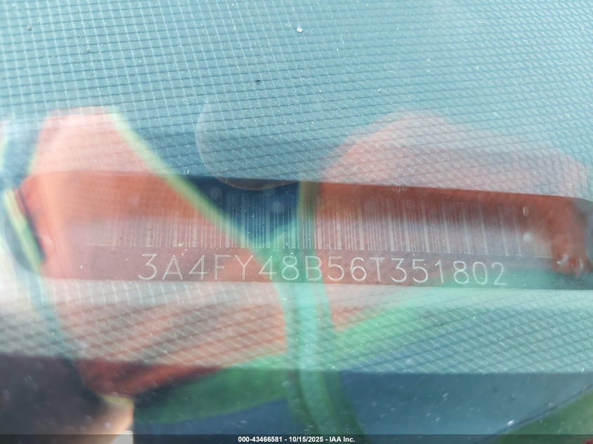 2006 Chrysler Pt Cruiser VIN: 3A4FY48B56T351802 Lot: 43466581