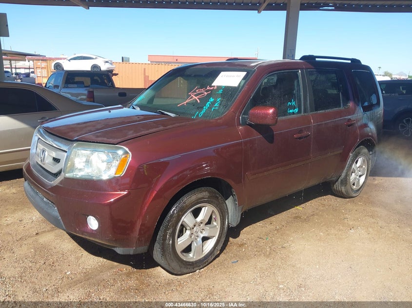 5FNYF4H4XBB005548 2011 HONDA PILOT photo no. 2