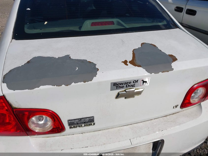 2009 Chevrolet Malibu Lt VIN: 1G1ZH57B29F208744 Lot: 43466640