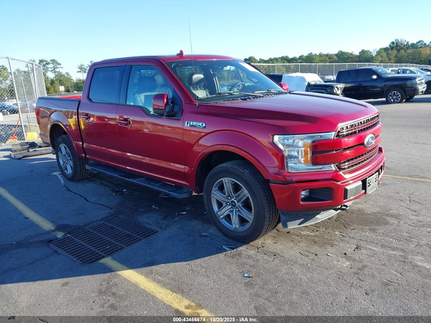 2018 FORD F-150 LARIAT - 1FTEW1EG8JFE60182