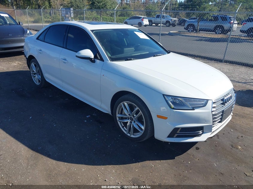 2017 AUDI A4 2.0T SEASON OF AUDI PREMIUM - WAUDNAF42HN044239