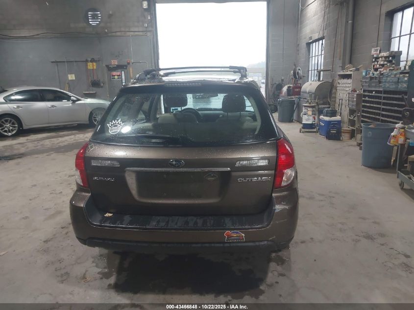 2009 Subaru Outback 2.5I VIN: 4S4BP61C997346273 Lot: 43466848