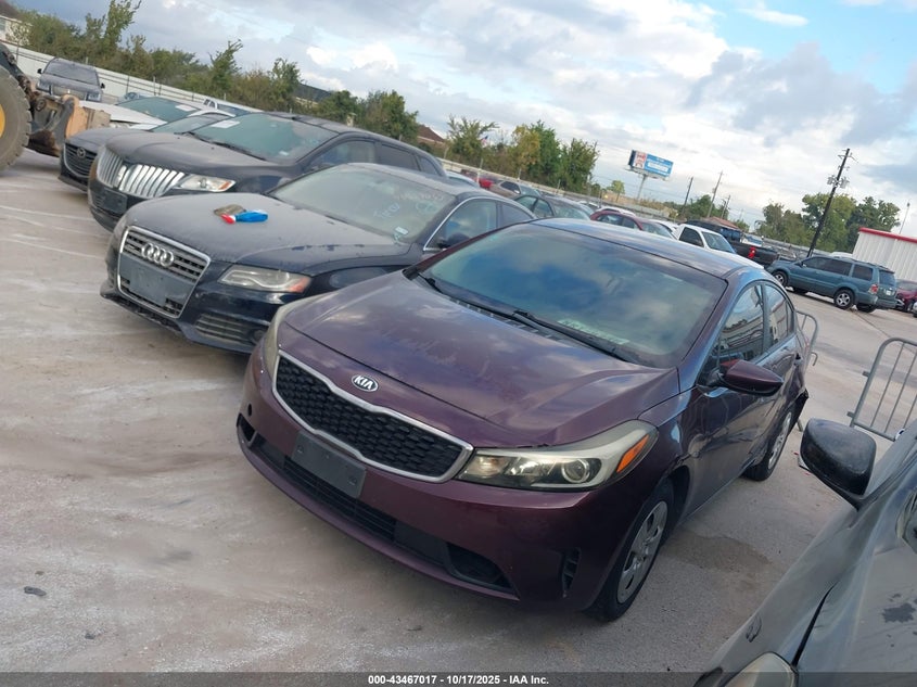 Vin: 3kpfl4a79he111511, lot: 43961954, kia forte lx 20172