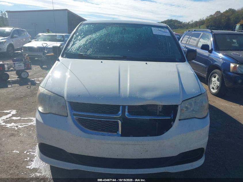 2012 Dodge Grand Caravan Se/Avp VIN: 2C4RDGBG9CR104351 Lot: 43467144
