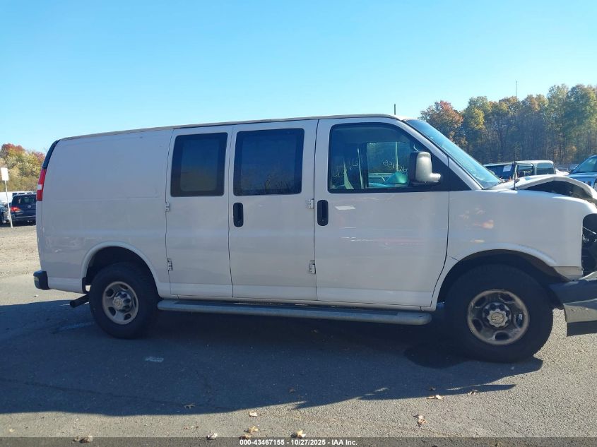 2020 Chevrolet Express Cargo Rwd 2500 Regular Wheelbase Wt VIN: 1GCWGAFG3L1203396 Lot: 43467155