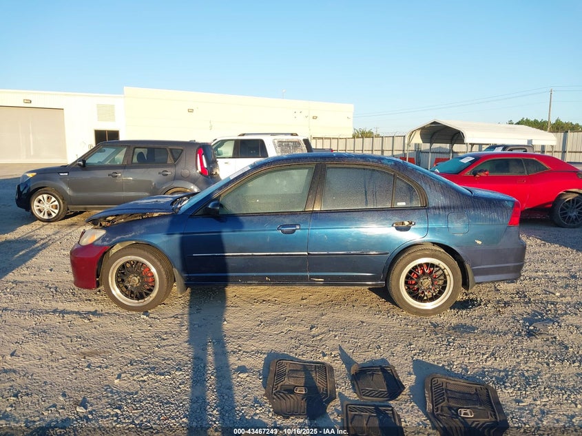 2004 Honda Civic Lx VIN: 2HGES16514H547371 Lot: 43467243