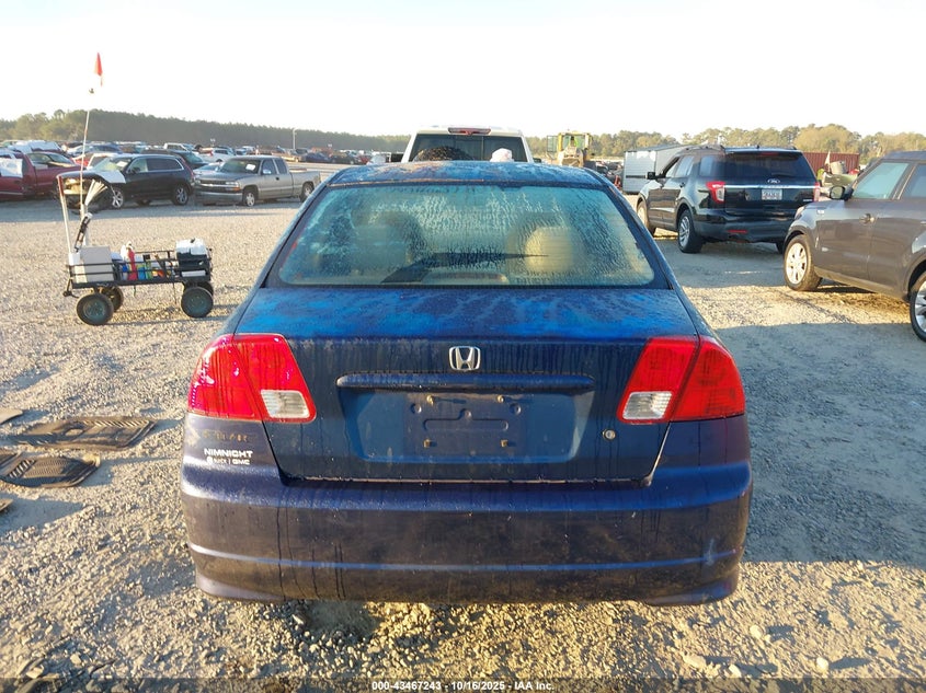 2004 Honda Civic Lx VIN: 2HGES16514H547371 Lot: 43467243