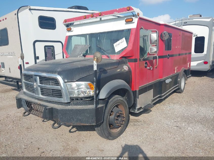 2012 Ram 5500 Chassis St/Slt VIN: 3C7WDMBL1CG259645 Lot: 43467413