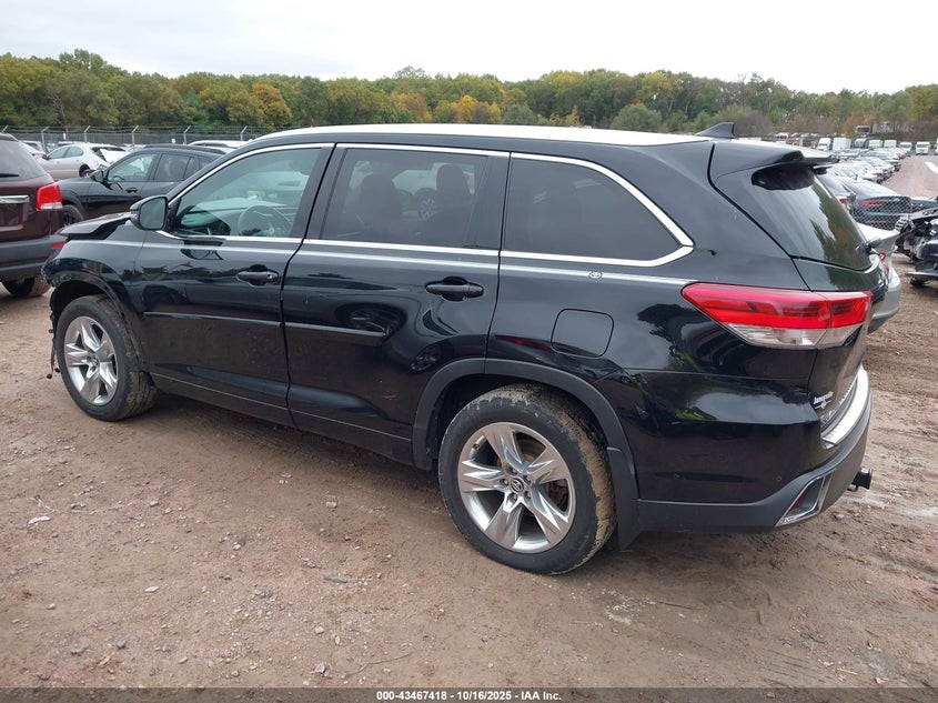 2017 TOYOTA HIGHLANDER LIMITED - 5TDDZRFH9HS439912