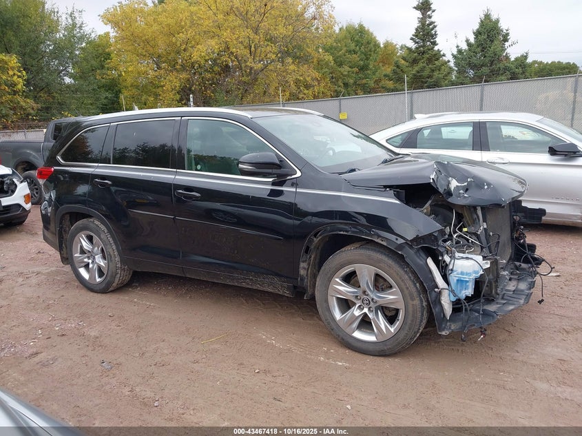 2017 TOYOTA HIGHLANDER LIMITED - 5TDDZRFH9HS439912
