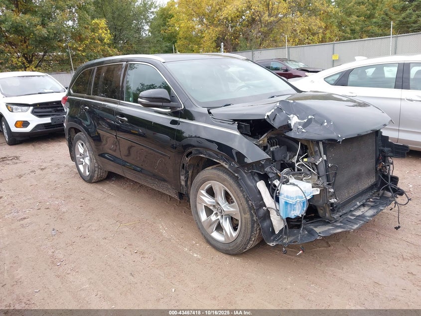 2017 TOYOTA HIGHLANDER LIMITED - 5TDDZRFH9HS439912