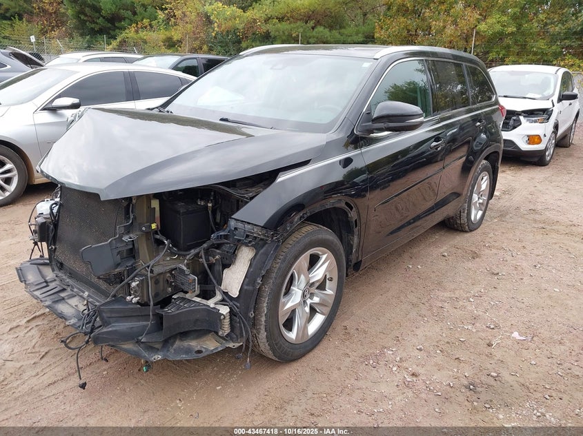 2017 TOYOTA HIGHLANDER LIMITED - 5TDDZRFH9HS439912