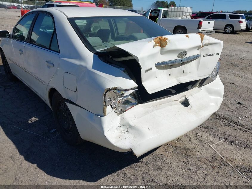 2003 Toyota Camry Xle VIN: 4T1BE32K23U160044 Lot: 43467483