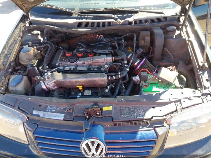 2001 Volkswagen Jetta Wolfsburg VIN: 3VWPD69M81M202317 Lot: 43467484