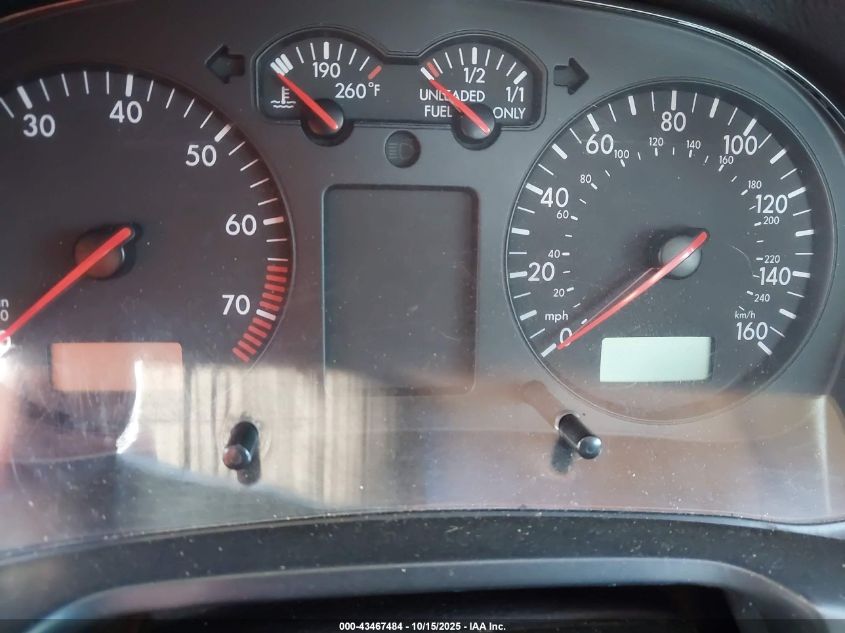 2001 Volkswagen Jetta Wolfsburg VIN: 3VWPD69M81M202317 Lot: 43467484