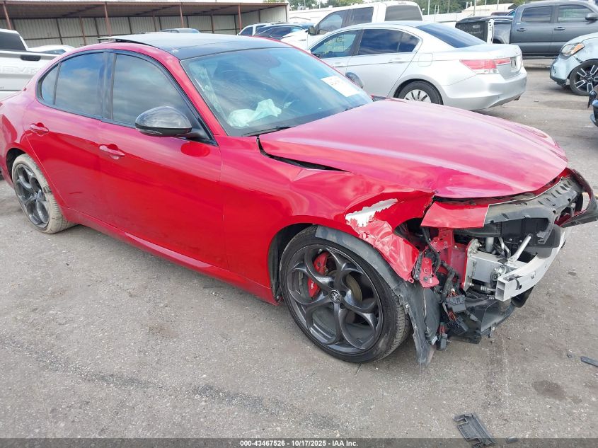 2019 ALFA ROMEO GIULIA TI SPORT RWD - ZARFAMBN9K7621664