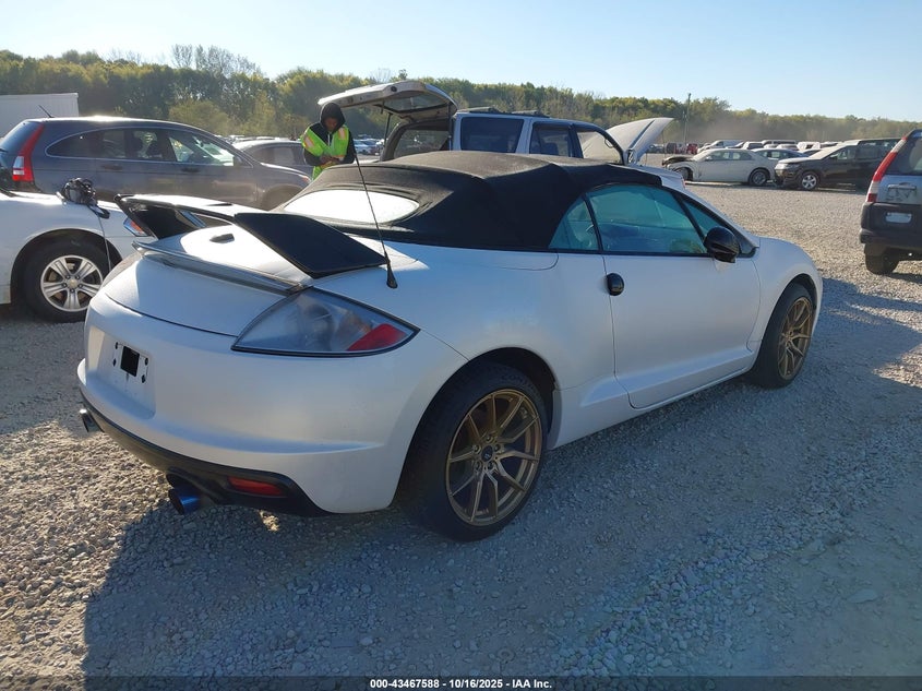 Vin: 4a37l3et8ce008605, lot: 43962525, mitsubishi eclipse spyder gt 20124