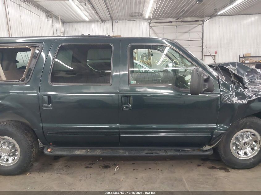 2002 Ford Excursion Xlt VIN: 1FMNU41S22EB65700 Lot: 43467760
