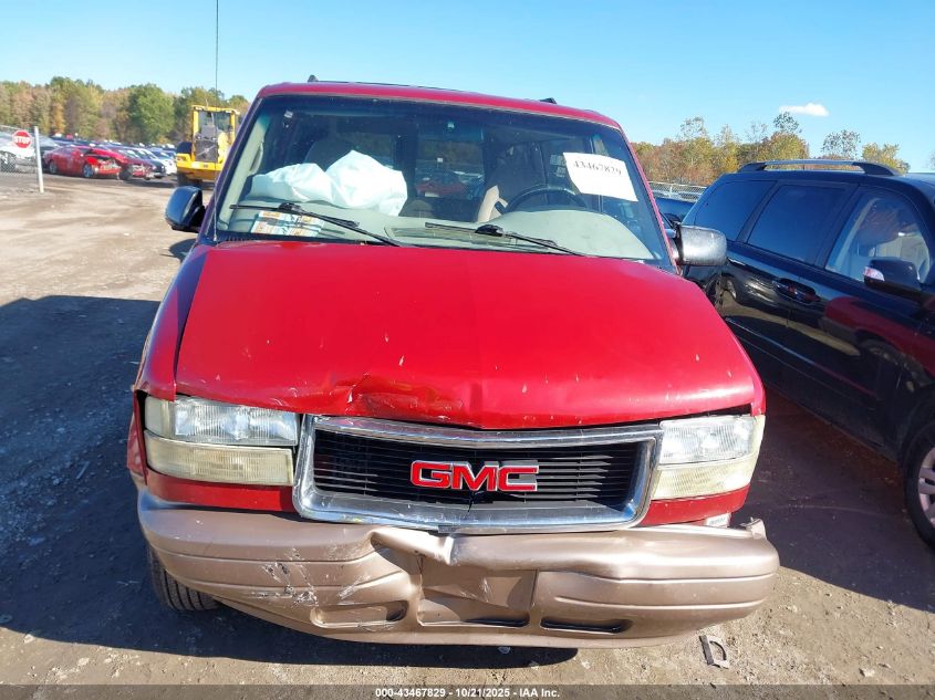 2001 GMC Safari Sle VIN: 1GKDM19W31B522344 Lot: 43467829