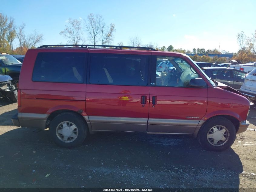 2001 GMC Safari Sle VIN: 1GKDM19W31B522344 Lot: 43467829