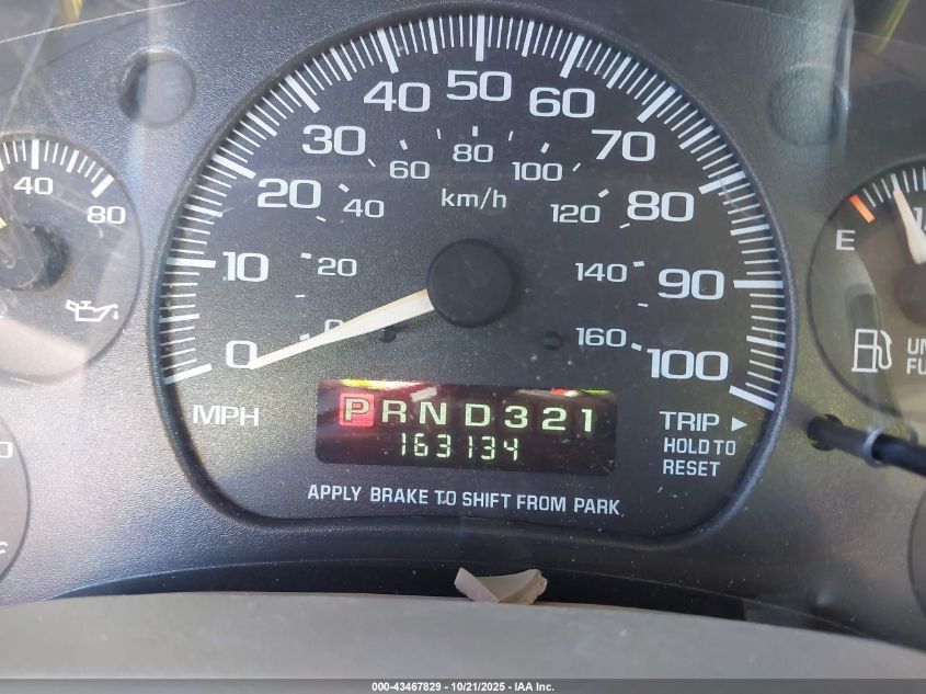 2001 GMC Safari Sle VIN: 1GKDM19W31B522344 Lot: 43467829