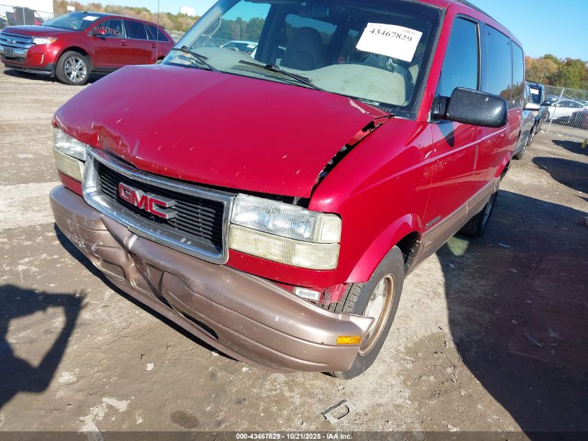 2001 GMC Safari Sle VIN: 1GKDM19W31B522344 Lot: 43467829