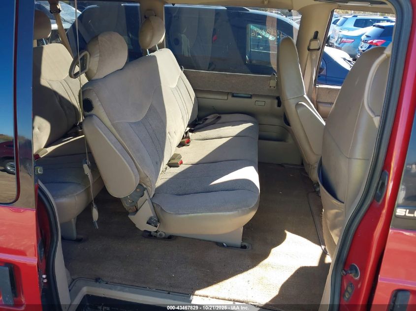 2001 GMC Safari Sle VIN: 1GKDM19W31B522344 Lot: 43467829