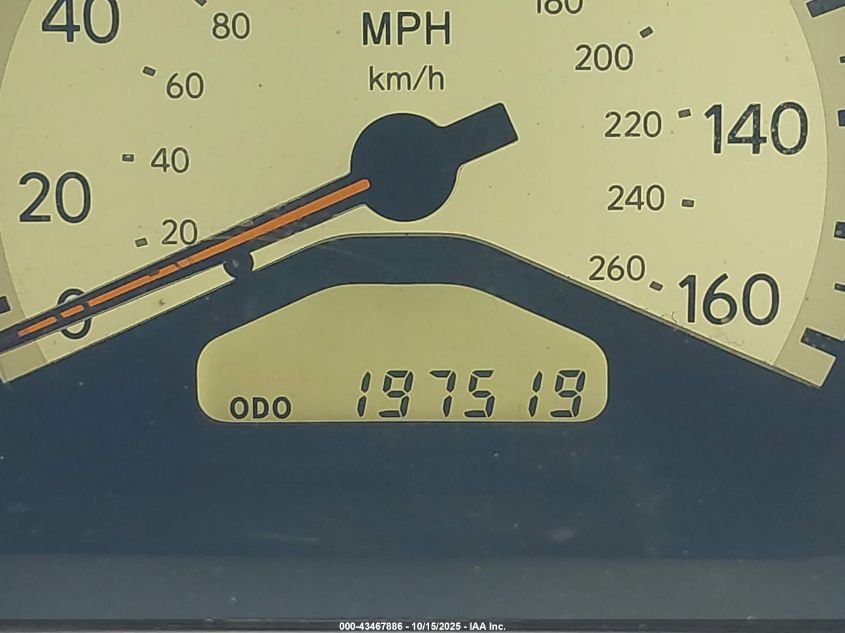 2002 Lexus Gs 300 VIN: JT8BD69S120151192 Lot: 43467886