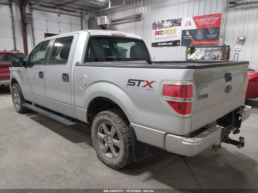 2014 Ford F-150 Stx silver truck flexible 1FTFW1EF8EKD60480 photo #4