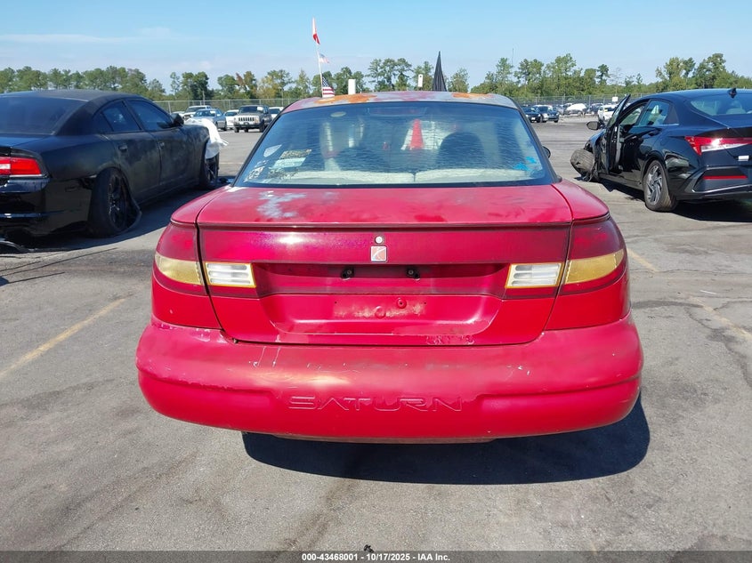 1997 Saturn Sc Sc1 VIN: 1G8ZF1280VZ261592 Lot: 43468001