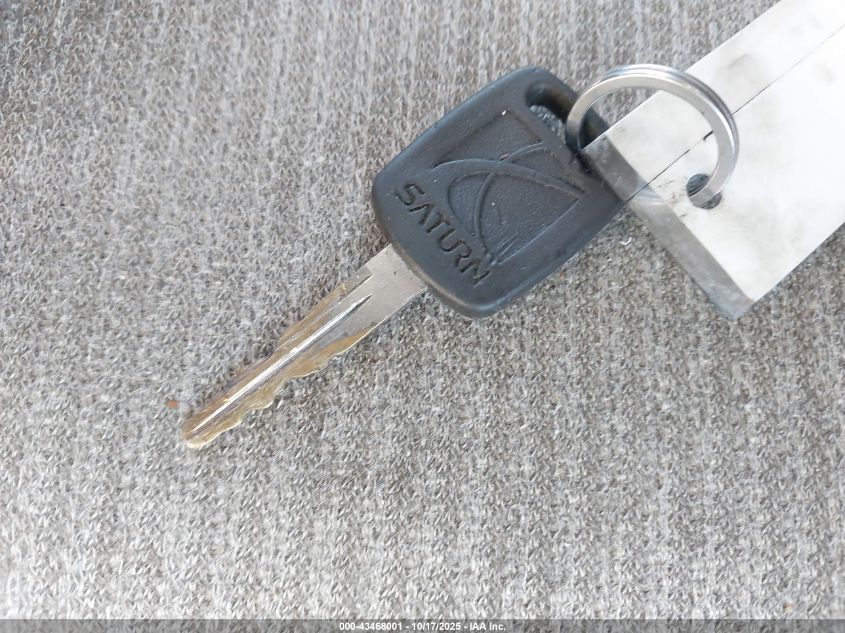 1997 Saturn Sc Sc1 VIN: 1G8ZF1280VZ261592 Lot: 43468001