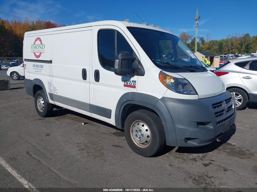 2017 RAM PROMASTER 1500 LOW ROOF 136 WB - 3C6TRVAG2HE501512