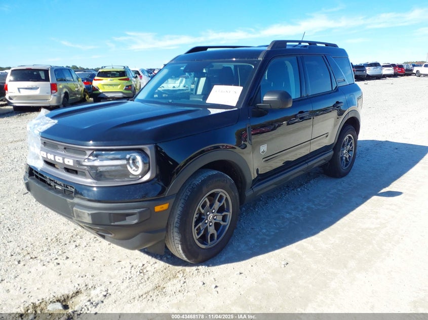 Vin: 3fmcr9b66pre37600, lot: 43963114, ford bronco sport big bend 20232