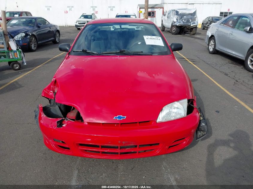 2002 Chevrolet Cavalier VIN: 1G1JC124727255930 Lot: 43468254