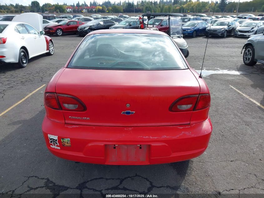 2002 Chevrolet Cavalier VIN: 1G1JC124727255930 Lot: 43468254