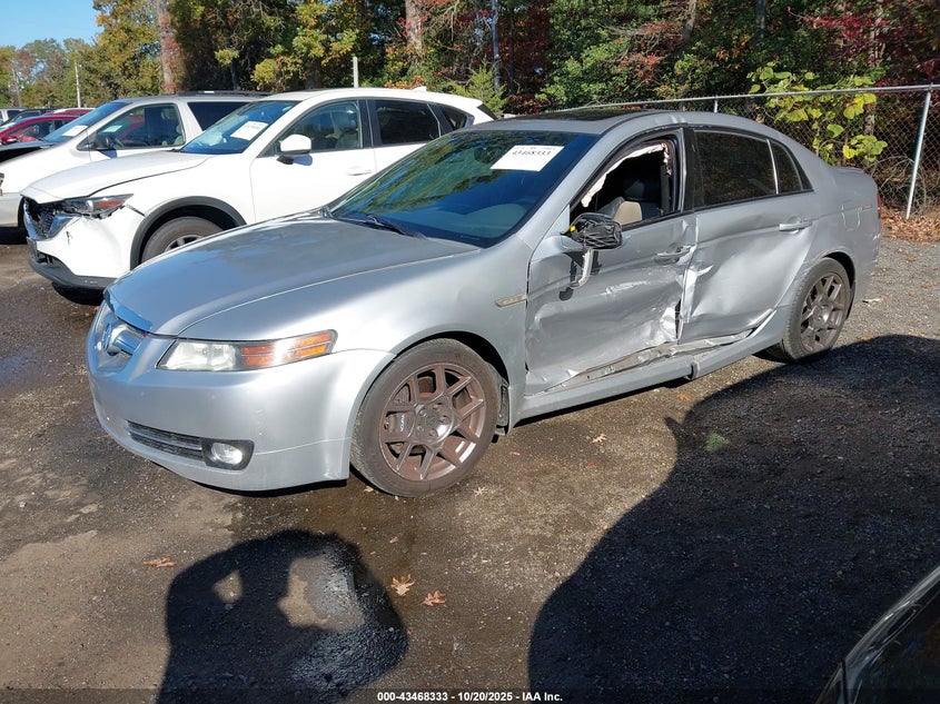 2008 Acura Tl Type S silver sedan gasoline 19UUA76548A016882 photo #3