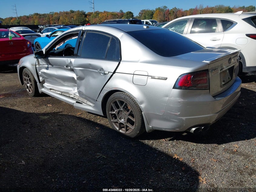 2008 Acura Tl Type S silver sedan gasoline 19UUA76548A016882 photo #4