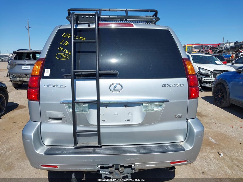 2007 Lexus Gx 470 VIN: JTJBT20X670145690 Lot: 43468612