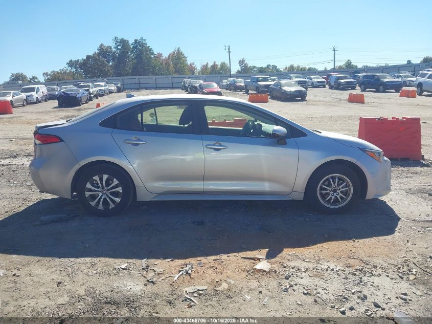 2022 Toyota Corolla Hybrid Le VIN: JTDEAMDE8NJ055880 Lot: 43468706