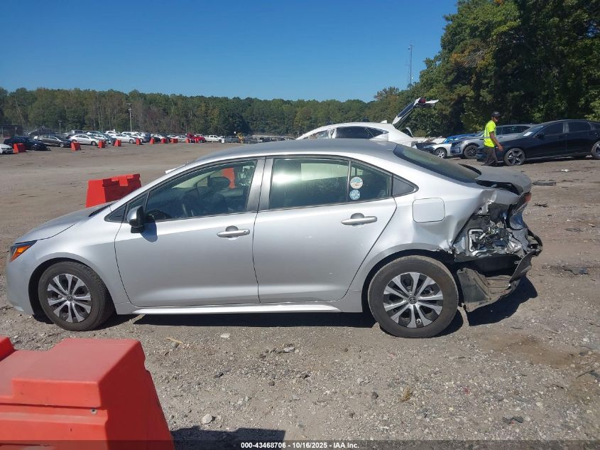 2022 Toyota Corolla Hybrid Le VIN: JTDEAMDE8NJ055880 Lot: 43468706