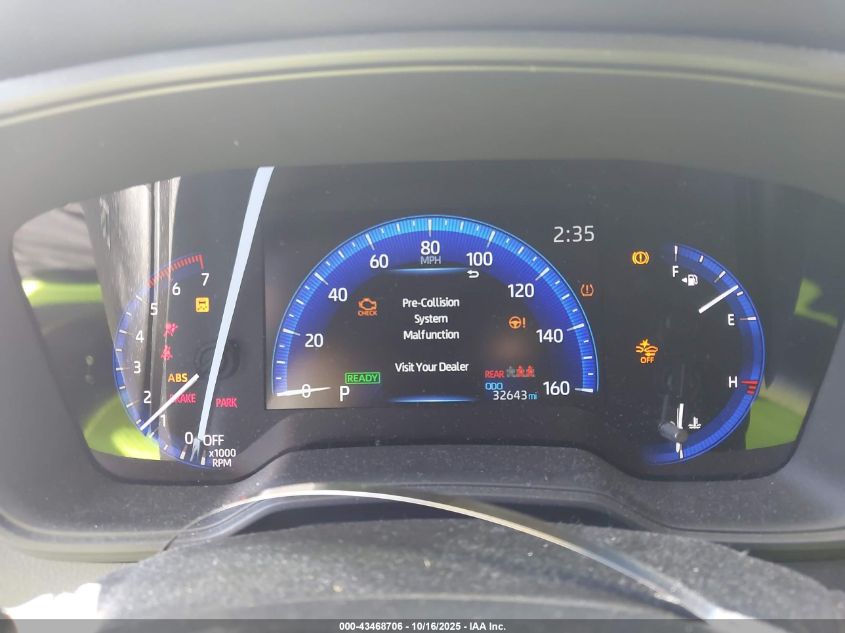 2022 Toyota Corolla Hybrid Le VIN: JTDEAMDE8NJ055880 Lot: 43468706