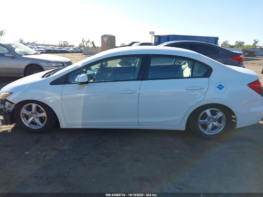 2012 Honda Civic Natural Gas VIN: 19XFB5F55CE004030 Lot: 43468734