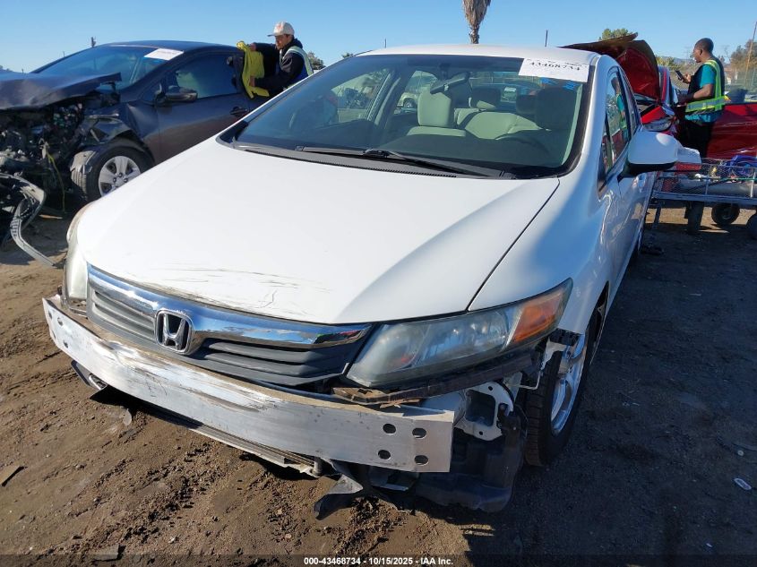 2012 Honda Civic Natural Gas VIN: 19XFB5F55CE004030 Lot: 43468734