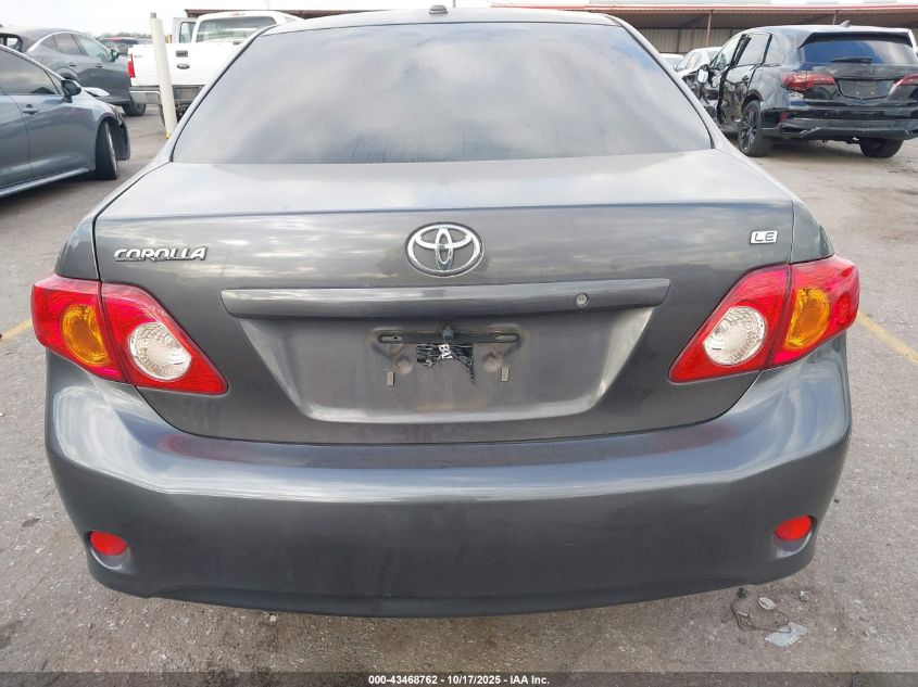 2009 Toyota Corolla Le VIN: JTDBL40E19J052425 Lot: 43468762