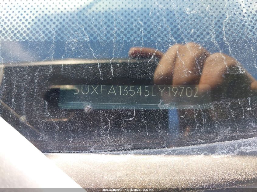 2005 BMW X5 3.0I VIN: 5UXFA13545LY19702 Lot: 43468919