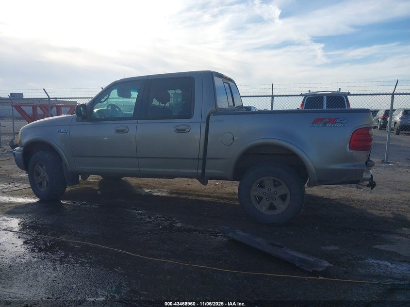 2002 Ford F-150 Lariat/Xlt VIN: 1FTRW08L82KB58789 Lot: 43468960