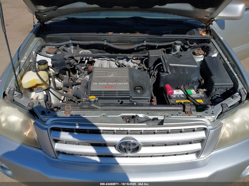 2003 Toyota Highlander V6 VIN: JTEHF21A130138229 Lot: 43468971